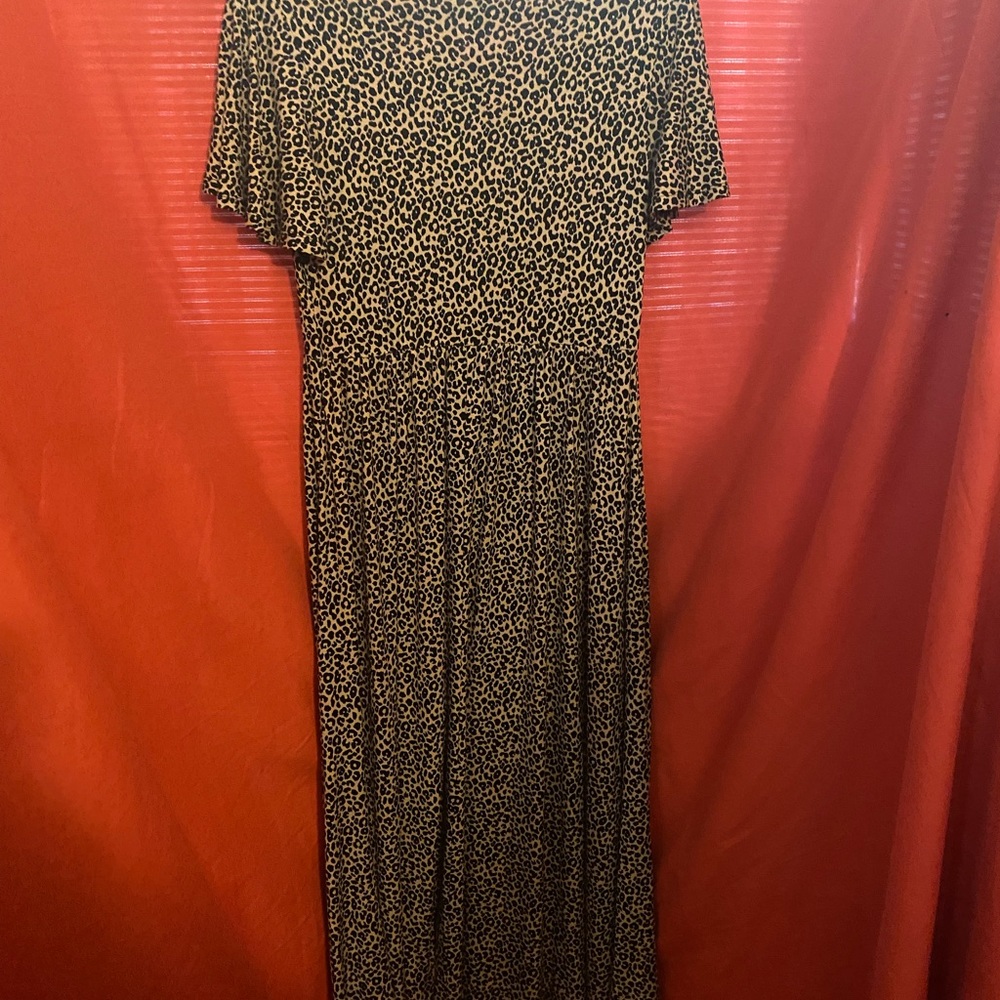 Forever 21 maxi dress Leopard print.